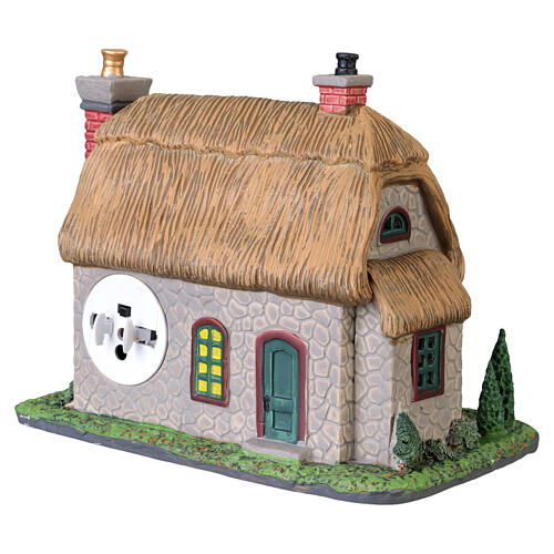 Abigail's Cottage illuminated building by Lemax, Caddington Village, 5.7x7x4.2 in - 45250 5