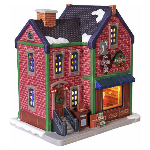 The Tobacco & Gift Emporium edificio illuminato Lemax Caddington Village 19x17x13 cm - 45256 3