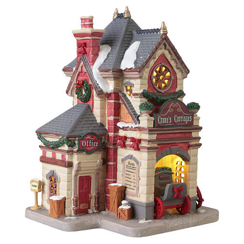 Crane's Carriages edificio illuminato Lemax Caddington Village 21x16x14 cm - 45258 4
