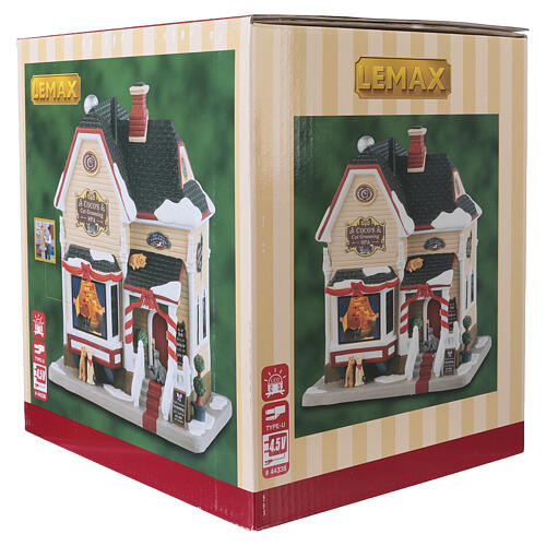 Coco's Cat Grooming Spa edificio illuminato Lemax Caddington Village 18x17x14 cm - 45259 7