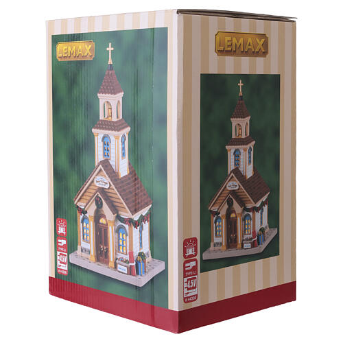 The New Village Church beleuchtetes Gebäude Lemax Caddington Village 23x13x12 cm - 45261 7