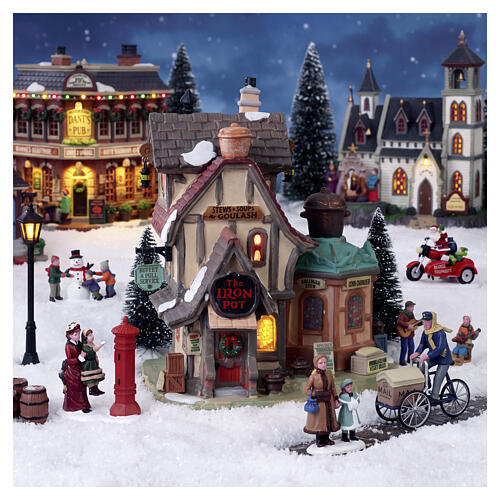 The Iron Pot edificio illuminato Lemax Caddington Village 18x17x11 cm - 45262 2