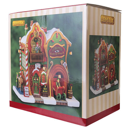 Li'l Murph's Sleigh Shop beleuchtetes Gebäude Lemax Santa's Wonderland 18x19x13 cm - 45264 9