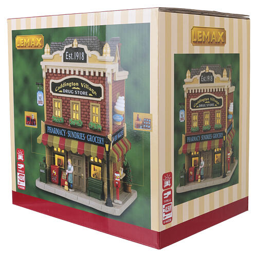 Caddington Village Drug Store beleuchtetes Gebäude Lemax Caddington Village 18x16x14 cm - 45272 7