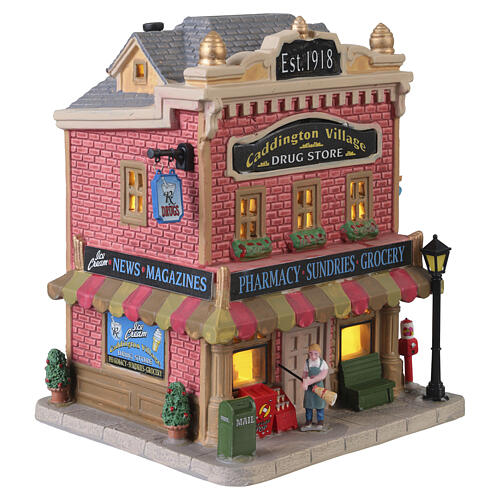 Caddington Village Drug Store illuminato Lemax Caddington Village 18x16x14 cm - 45272 4