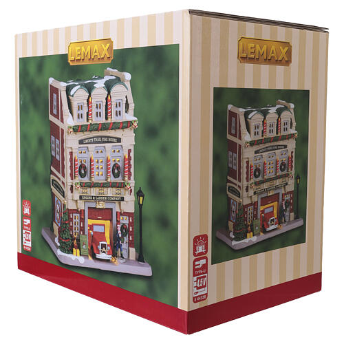 Liberty Trail Fire House beleuchtetes Gebäude Lemax Caddington Village 20x18x14 cm - 45273 7