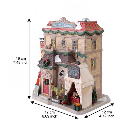 Museum Of Nature & Science edifício iluminado Lemax Caddington Village 19x17x12 cm - 45276 3