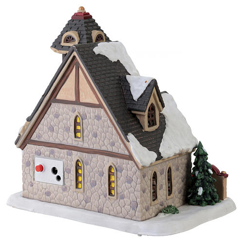 Candlelight Church beleuchtetes Gebäude Lemax Caddington Village 18x18x12 cm - 55310 5