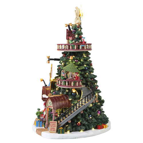 The Tannenbaum Tower Christmas Shops beleuchtetes Gebäude Lemax Santa's Wonderland 30x22x20 cm - 55311 4
