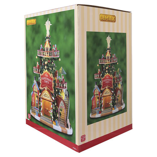 The Tannenbaum Tower Christmas Shops beleuchtetes Gebäude Lemax Santa's Wonderland 30x22x20 cm - 55311 9