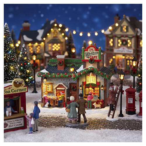 The Christmas Cafe beleuchtetes Gebäude Lemax Caddington Village 17x20x15 cm - 55313 2