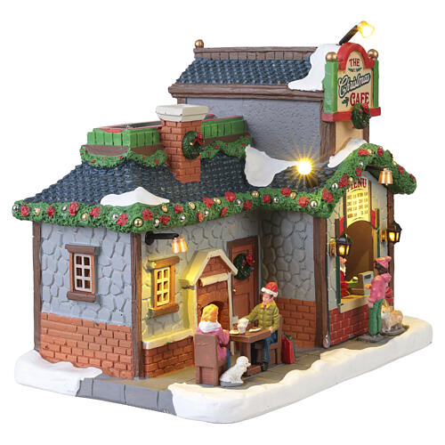 The Christmas Cafe beleuchtetes Gebäude Lemax Caddington Village 17x20x15 cm - 55313 4