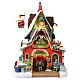 The Elf Service Sleigh & Sled Repair beleuchtetes Gebäude Lemax Santa's Wonderland 21x16x17 cm - 55315 s1