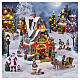 The Elf Service Sleigh & Sled Repair beleuchtetes Gebäude Lemax Santa's Wonderland 21x16x17 cm - 55315 s2