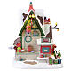 The Elf Service Sleigh & Sled Repair beleuchtetes Gebäude Lemax Santa's Wonderland 21x16x17 cm - 55315 s5
