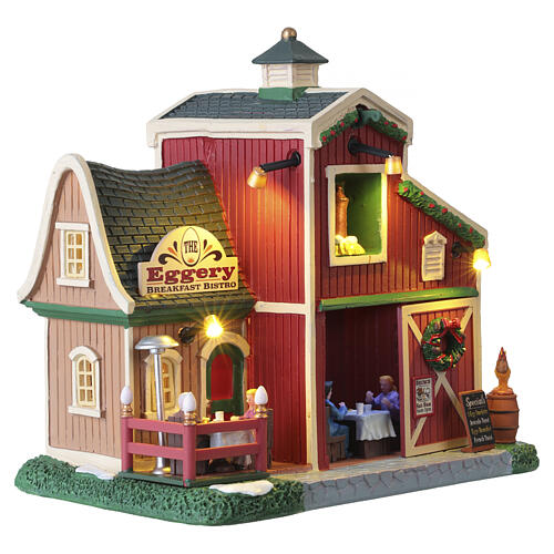 The Eggery Breakfast Bistro beleuchtetes Gebäude Lemax Harvest Crossing 19x19x13 cm - 55316 4