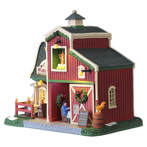 The Eggery Breakfast Bistro beleuchtetes Gebäude Lemax Harvest Crossing 19x19x13 cm - 55316 5