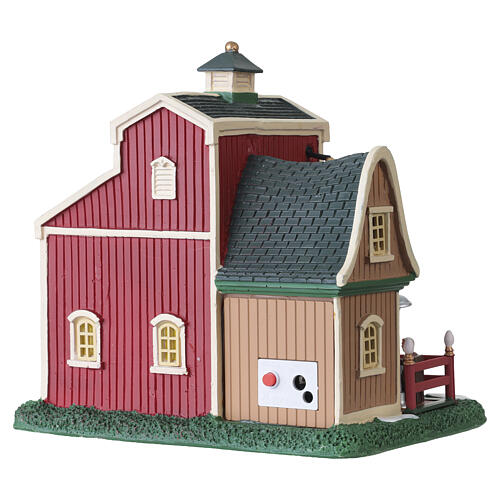 The Eggery Breakfast Bistro edificio illuminato Lemax Harvest Crossing 19x19x13 cm - 55316 6