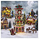 The Village Square Clock Tower edificio illuminato Lemax Santa'S Wonderland 29x14x11 cm - 55320 s2