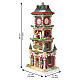 The Village Square Clock Tower edificio illuminato Lemax Santa'S Wonderland 29x14x11 cm - 55320 s3