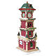 The Village Square Clock Tower edificio illuminato Lemax Santa'S Wonderland 29x14x11 cm - 55320 s5