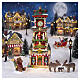 The Village Square Clock Tower edificio illuminato Lemax Santa'S Wonderland 29x14x11 cm - 55320 s6