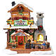 Pine Grove Pizza bâtiment éclairé Lemax Vail Village 20x21x15 cm - 55322 s1