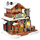Pine Grove Pizza bâtiment éclairé Lemax Vail Village 20x21x15 cm - 55322 s4