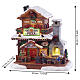 Pine Grove Pizza edificio illuminato Lemax Vail Village 20x21x15 cm - 55322 s2