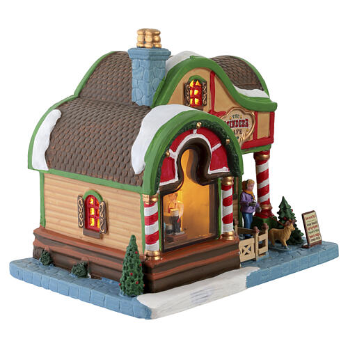 The Reindeer Café beleuchtetes Gebäude Lemax Vail Village 17x19x14 cm - 55327 5