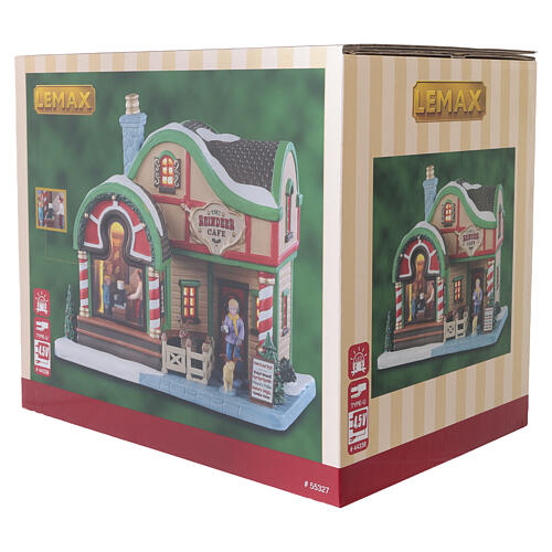 The Reindeer Café bâtiment éclairé Lemax Vail Village 17x19x14 cm - 55327 8
