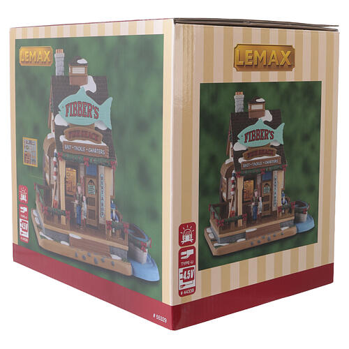 Fibber's Fish Shack beleuchtetes Gebäude Lemax Vail Village 17x18x15 cm - 55329 8