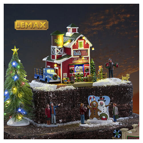 Nathan's Naturals Market edificio illuminato Lemax Harvest Crossing 19x16x13 cm - 55331 3