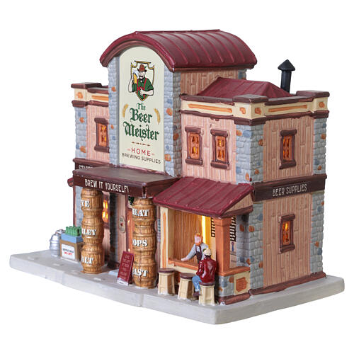The Beer Meister Home Brewing Supplies beleuchtetes Gebäude Lemax Harvest Crossing 17x21x13 cm - 55332 4