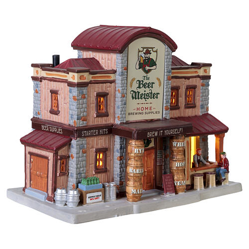 The Beer Meister Home Brewing Supplies beleuchtetes Gebäude Lemax Harvest Crossing 17x21x13 cm - 55332 5
