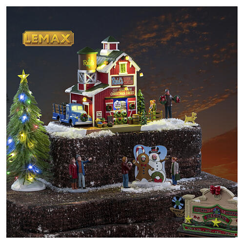 The Beer Meister Home Brewing Supplies edificio illuminato Lemax Harvest Crossing 17x21x13 cm - 55332 3