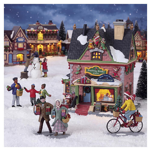 Stocking Stuffer Gifts edifício iluminado Lemax Caddington Village 20x17x14 cm - 55334 2