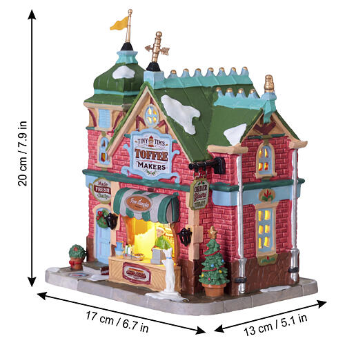 Tiny Tim's Toffee Makers beleuchtetes Gebäude Lemax Caddington Village 20x17x13 cm - 55337 3