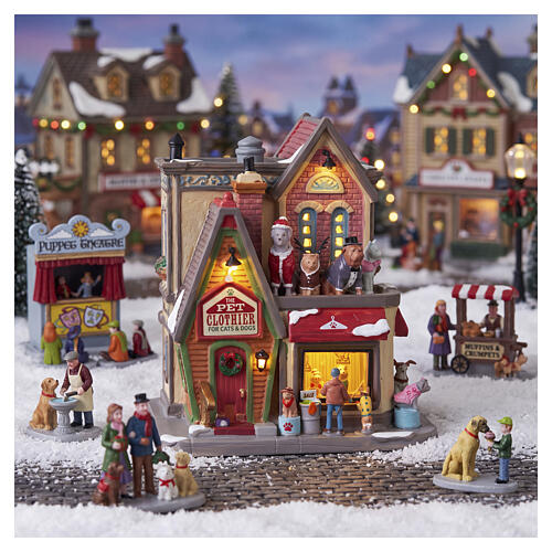 The Pet Clothier beleuchtetes Gebäude Lemax Caddington Village 18x15x12 cm - 55338 2