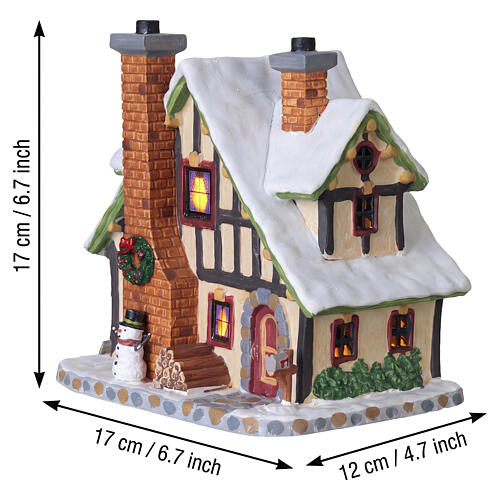 Winter Holiday Lodge beleuchtetes Gebäude Lemax Caddington Village 17x17x12 cm - 55339 3