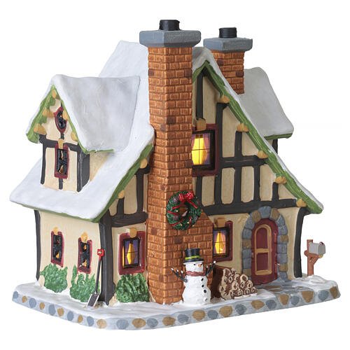 Winter Holiday Lodge beleuchtetes Gebäude Lemax Caddington Village 17x17x12 cm - 55339 4