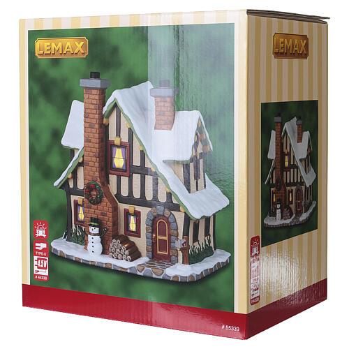 Winter Holiday Lodge beleuchtetes Gebäude Lemax Caddington Village 17x17x12 cm - 55339 7