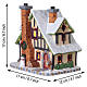 Winter Holiday Lodge beleuchtetes Gebäude Lemax Caddington Village 17x17x12 cm - 55339 s3
