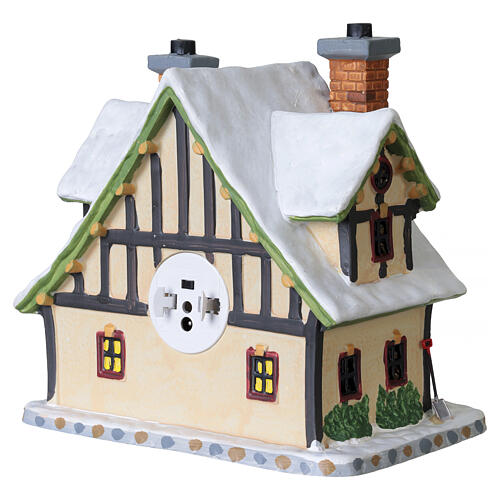 Winter Holiday Lodge bâtiment illuminé Lemax Caddington Village 17x17x12 cm - 55339 5