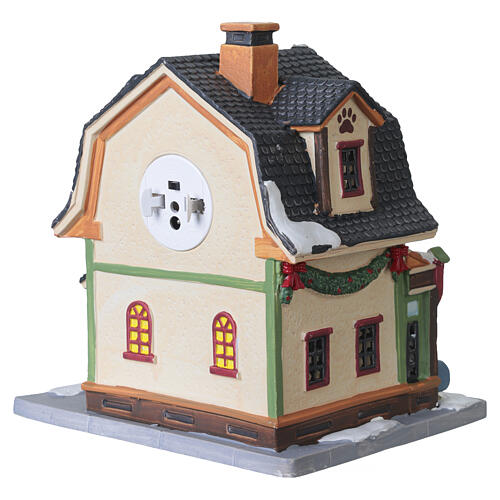 Luna & Ollie's Custom Pet Furniture edifício iluminado Lemax Caddington Village 18x17x14 cm - 55342 5