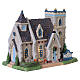 St. Ann's Church illuminated building by Lemax, Caddington Village, 6.1x7.9x4.6 in - 55343 s4