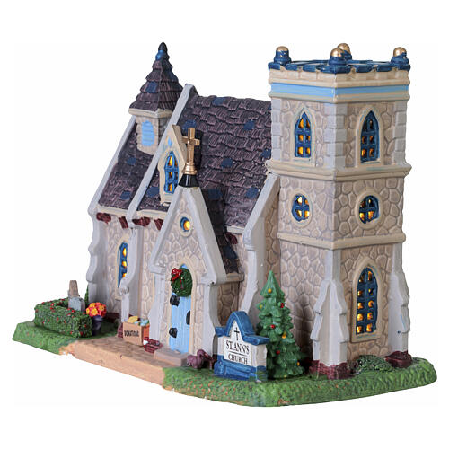 St. Ann's Church edifício iluminado Lemax Caddington Village 15,5x20x11,7 cm - 55343 5