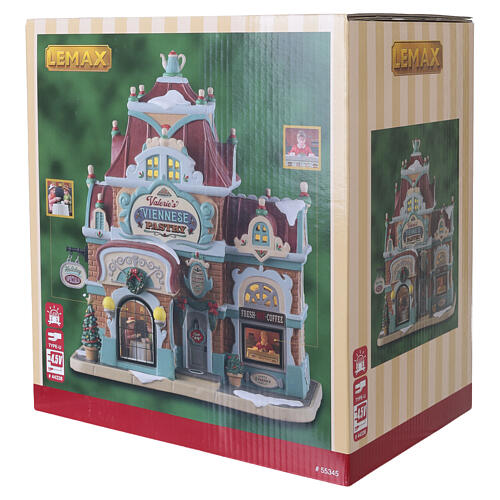 Valerie's Viennese Pastry beleuchtetes Gebäude Lemax Caddington Village 22x21x14 cm - 55345 7