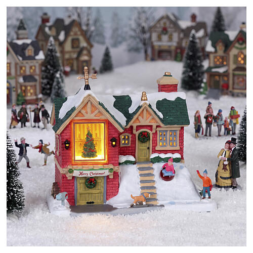 The Little Brick House beleuchtetes Gebäude Lemax Caddington Village 17x20x12 cm - 55348 2