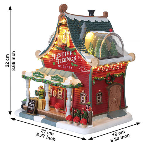 Festive Tidings Nursery beleuchtetes Gebäude Lemax Santa's Wonderland 22x21x16 cm - 55350 3